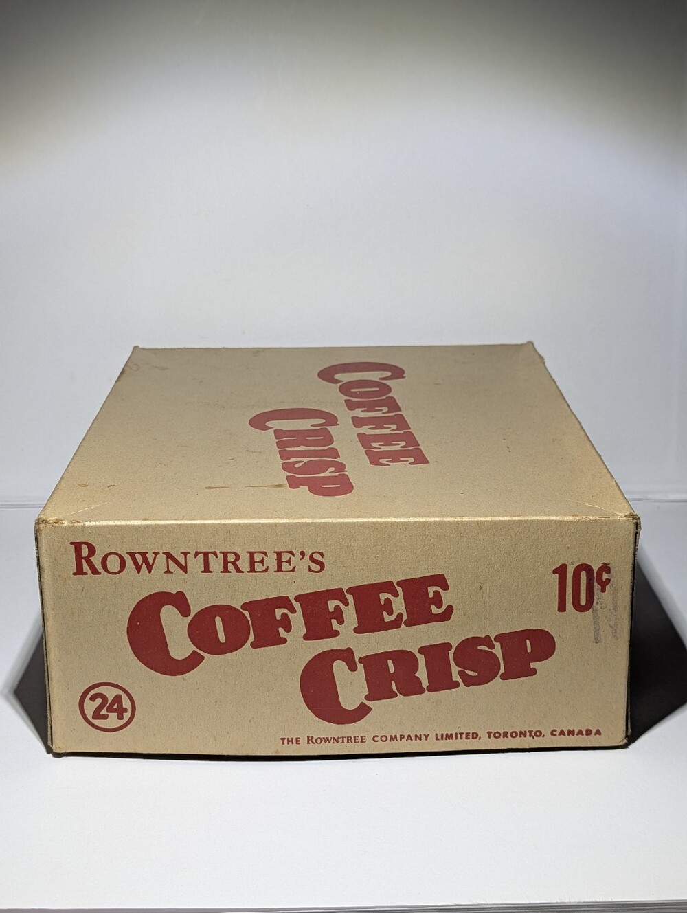 Vintage 1960s Rowntree’s Coffee Crisp 10¢ Candy Display Box Canadiana